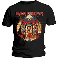 Iron Maiden tričko, Powerslave Lightning Circle, pánske