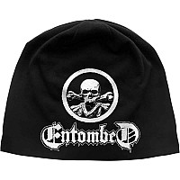 Entombed zimný bavlněný čiapka, Skull Logo JD Print Black, unisex