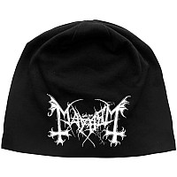 Mayhem zimný bavlněný čiapka, Logo Black, unisex
