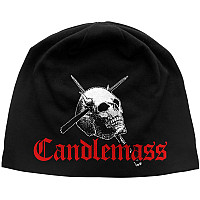 Candlemass zimný čiapka elastický, Skull & Logo Black