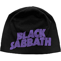 Black Sabbath zimný čiapka CO, Purple Logo JD Print Black, unisex