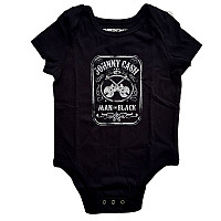 Johnny Cash dojčenské body tričko, Man In Black Black, detské