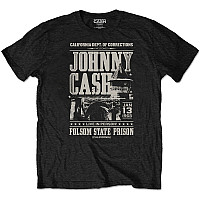 Johnny Cash tričko, Prison Poster Eco-Tee Black, pánske