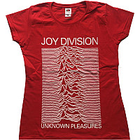 Joy Division tričko, Unknown Pleasures Girly Red, dámske