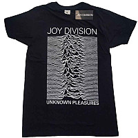 Joy Division tričko, Unknown Pleasures White On Black Black, pánske