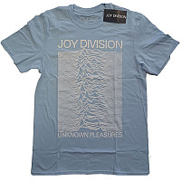 Joy Division tričko, Unknown Pleasures White On Blue, pánske