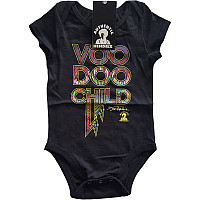 Jimi Hendrix dojčenské body tričko, Voodoo Child Black, detské