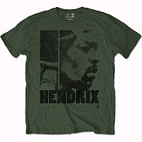 Jimi Hendrix tričko, Let Me Live Khaki Green, pánske