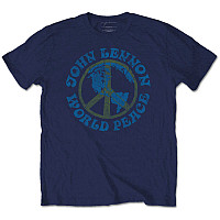 John Lennon tričko, World Peace Blue, pánske