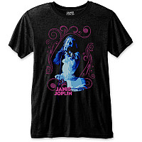 Janis Joplin tričko, Floral Frame Black, pánske