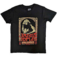 Janis Joplin tričko, Vintage Poster Black, pánske