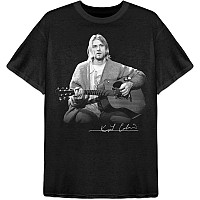 Nirvana tričko, Kurt Cobain Guitar Live Photo, pánske