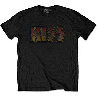 KISS tričko, Vintage Classic Logo Black, pánske