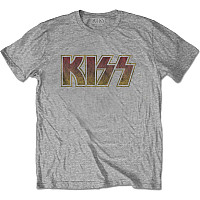 KISS tričko, Vintage Classic Logo Grey, pánske