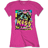 KISS tričko, Party Every Day Girly Pink, dámske