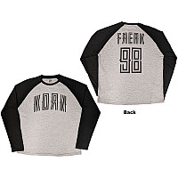 Korn tričko dlhý rukáv, Freak '98 BP Black & Grey, pánske