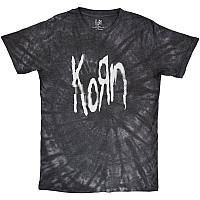 Korn tričko, Spider Glitch Wash Black, pánske