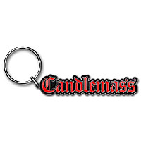 Candlemass kovová kľúčenka 90 mm, Logo