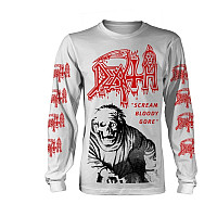 Death tričko dlhý rukáv, Scream Bloody Gore White, pánske