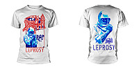 Death tričko, Leprosy Posterized BP White, pánske