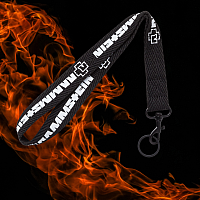 Rammstein kľúčenka PES, Ach So Schwer Black, unisex
