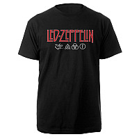 Led Zeppelin tričko, Logo & Symbols, pánske
