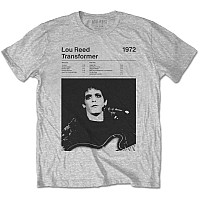 Lou Reed tričko, Transformer Track List Grey, pánske