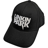 Linkin Park šiltovka, White Logo Black
