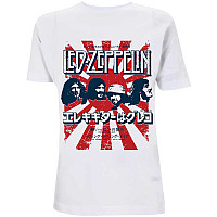 Led Zeppelin tričko, Japanese Burst White, pánske