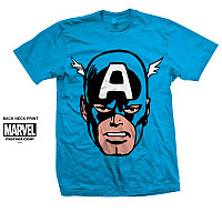 Captain America tričko, Big Head Blue, pánske
