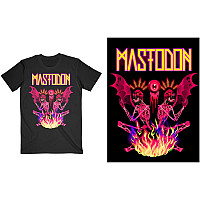 Mastodon tričko, Double Brimstone Neon Black, pánske