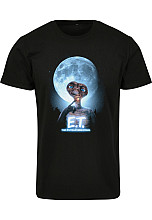 E.T. Mimozemšťan tričko, Face Black, pánske