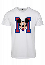 Mickey Mouse tričko, M Face White, pánske