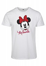 Mickey Mouse tričko, Minnie Mouse Girly White, dámske
