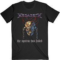Megadeth tričko, Systems Fail Black, pánske