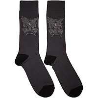 Metallica ponožky, Seek & Destroy Charcoal Grey, unisex - velikost 6 až 11 (39 až 45)