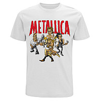 Metallica tričko, Load Chavez Cartoon White, pánske