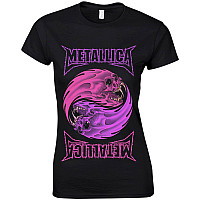 Metallica tričko, Yin Yang Purple Black, dámske