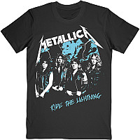 Metallica tričko, Vintage Ride The Lightning Black, pánske
