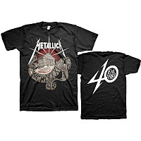Metallica tričko, 40th Anniversary Garage BP Black, pánske