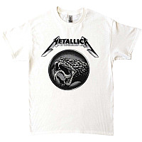 Metallica tričko, Black Album Poster White, pánske