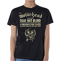 Motorhead tričko, Deaf Not Blind Black, pánske