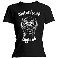 Motorhead tričko, England Black, dámske
