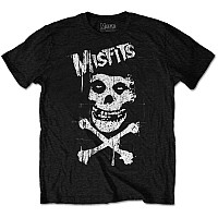 Misfits tričko, Cross Bones Black, pánske