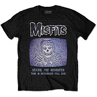 Misfits tričko, Static Black, pánske