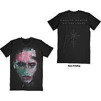 Marilyn Manson tričko, We Are Chaos BP Black, pánske