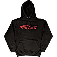 Motley Crue mikina, Distressed Logo Black, pánska