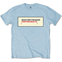 Manic Street Preachers tričko, EMG Blue, pánske