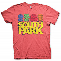South Park tričko, Sketched Red Heather, pánske