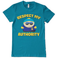South Park tričko, Respect My Authority Tropical Blue, pánske